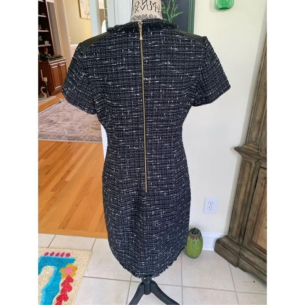 KATE SPADE Wool Blend Woodland Tweed Sheath Dress